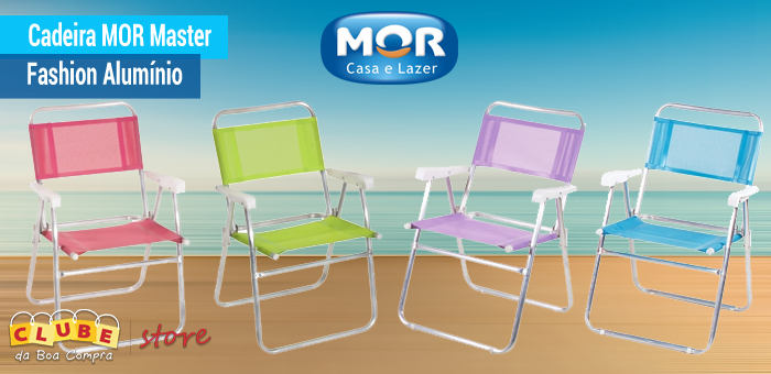 Cadeira de Praia Alumínio MOR - (disabled) Clube da Boa Compra Store